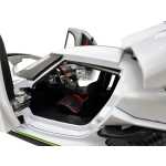 Macheta Koenigsegg Jesko alba 1:24 cu sunete lumini deschide usile si capotele - imagine 11