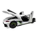Macheta Koenigsegg Jesko alba 1:24 cu sunete lumini deschide usile si capotele - imagine 13