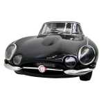 Macheta Jaguar E-type coupe negru 1:24 cu sunete lumini deschide usile si capotele - imagine 5