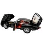 Macheta Jaguar E-type coupe negru 1:24 cu sunete lumini deschide usile si capotele - imagine 10