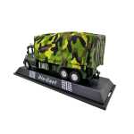 Macheta camion militar armata 1:32 camuflaj lumini sunete pull back - imagine 2