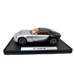 Macheta Bugatti Atlantic gri negru 1:32 cu sunete si lumini deschide sile si capotele - imagine 8