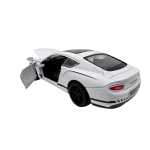 Macheta Bentley Continental alb 1:28 metal lumini si sunete usi deschise - imagine 7