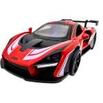 Macheta McLaren rosie 1:28 replica metal lumini si sunete usi fluture deschise - imagine 4