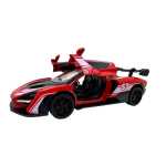 Macheta McLaren rosie 1:28 replica metal lumini si sunete usi fluture deschise - imagine 6