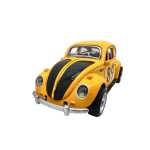Macheta Volkswagen Beetle Classic galbena 1:32 stil retro de colectie lumini si sunete - imagine 6