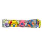 Set zornaitoare de carut colorate pentru bebelusi jucarii senzoriale din plastic animale simpatice