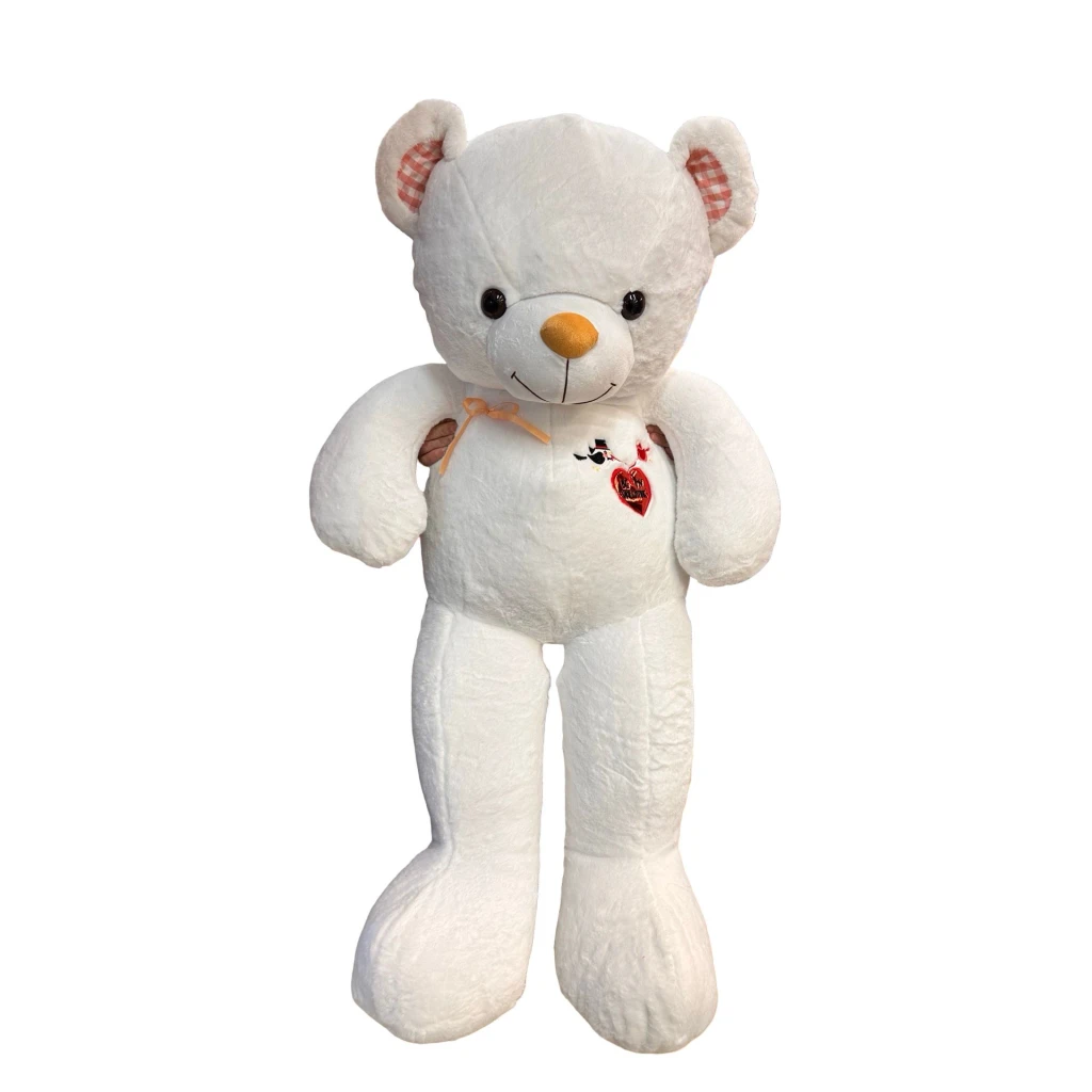 Urs urias alb 1.2m Be my Valentine