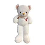 Urs urias alb 1.2m Be my Valentine