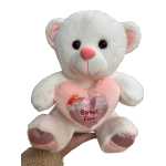 Urs de plus alb cu inima Te Iubesc