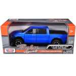 Macheta Motor Max Ford Ram 1500 Rebel Crew Cab 2019 1:27 albastru replica metal die-cast - imagine 6