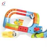 Tren electric magnetic cu sina modulara jucarie interactiva lumini si incarcare USB - imagine 3