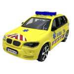 Macheta Bburago BMW X5 1:43 galben replica metal die-cast - imagine 5