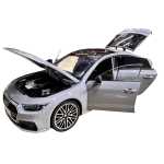Macheta Audi RS7 gri 1:24 cu sunete lumini deschide toate usile si capotele