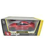 Macheta Bburago Nissan GT-R 2017 1:24 rosu replica metal die-cast