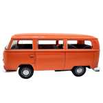 Macheta Welly Volkswagen -1 39 Volkswagen Bus T2 1972 1972 1:34 portocaliu replica metal die-cast - imagine 3