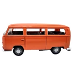 Macheta Welly Volkswagen -1 39 Volkswagen Bus T2 1972 1972 1:34 portocaliu replica metal die-cast - imagine 3