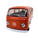 Macheta Welly Volkswagen -1 39 Volkswagen Bus T2 1972 1972 1:34 portocaliu replica metal die-cast - imagine 4