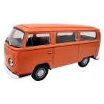 Macheta Welly Volkswagen -1 39 Volkswagen Bus T2 1972 1972 1:34 portocaliu replica metal die-cast