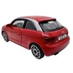 Macheta Bburago Audi A1 2010 1:43 rosu replica metal die-cast - imagine 2