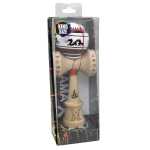Kendama X Originala Profesionala Flippy DRAGON Series Super Sticky cu Cupe Mari King Size V3 Rulment Metalic si Gaura in Baza din Lemn 18 cm Ata 62/65 cm colorit diversificat - imagine 4