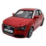 Macheta Bburago Audi A1 2010 1:43 rosu replica metal die-cast - imagine 4