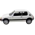 Macheta Norev Peugeot 205 GTI 1988 1:54 alb replica metal die-cast - imagine 3