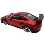 Macheta Bburago Porsche 911 GT2 RS 1:43 rosu replica metal die-cast - imagine 2