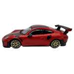 Macheta Bburago Porsche 911 GT2 RS 1:43 rosu replica metal die-cast - imagine 3