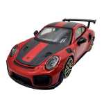 Macheta Bburago Porsche 911 GT2 RS 1:43 rosu replica metal die-cast - imagine 4