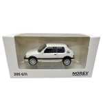 Macheta Norev Peugeot 205 GTI 1988 1:54 alb replica metal die-cast - imagine 5