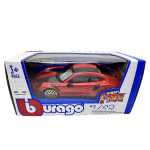 Macheta Bburago Porsche 911 GT2 RS 1:43 rosu replica metal die-cast - imagine 5
