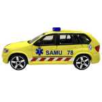 Macheta Bburago BMW X5 1:43 galben replica metal die-cast - imagine 2