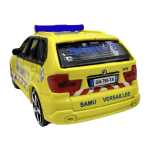 Macheta Bburago BMW X5 1:43 galben replica metal die-cast - imagine 3