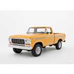 Macheta Motor Max Ford Bronco (open Top) 1978 1:24 galben replica metal die-cast - imagine 6