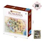 Puzzle Romania Costume Traditionale 240 piese D-Toys - imagine 2