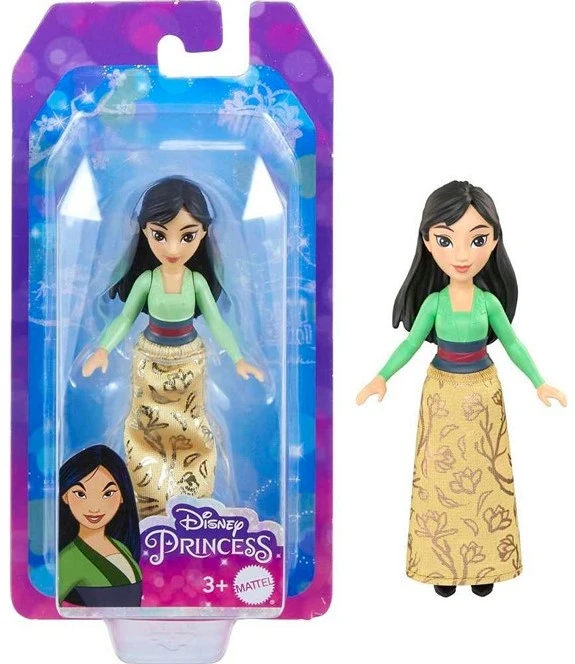 1 (7) Disney Princess Mini Papusa 8x16cm Mulan - imagine 1