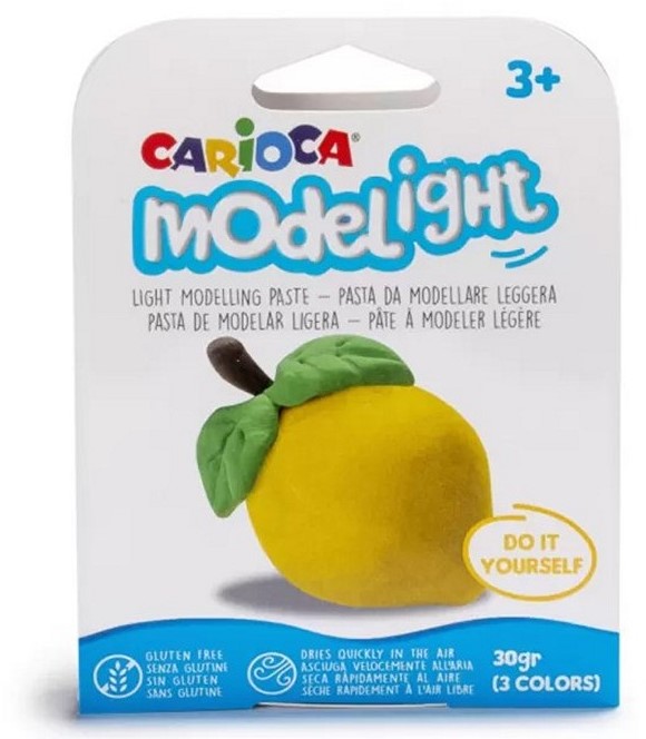 2 (2) Carioca Modelight Plastilina 30gr Fruits Lamaie - imagine 1