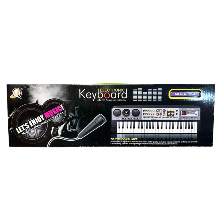 Orga electronica pentru copii 49 clape microphone USB MP3 sunete si ritmuri