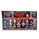 Set 8 figurine Stranger things 10cm bimbimbo