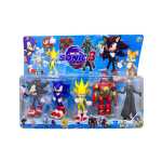 Set Sonic 3 cu 5 figurine Doctor Robotnik si Robotul
