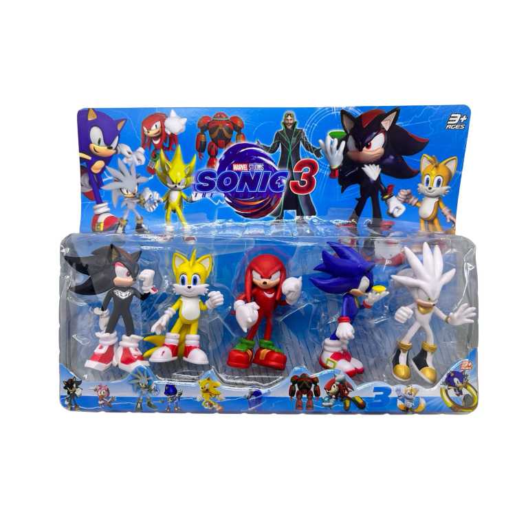 Set 5 figurine Sonic si prietenii