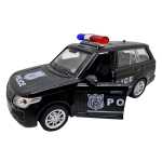 Macheta Range Rover Police 1:43 replica metal cu lumini si sunete usi deschise