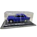 Macheta Peugeot 404 albastru 1:43 replica metal colectie auto clasica