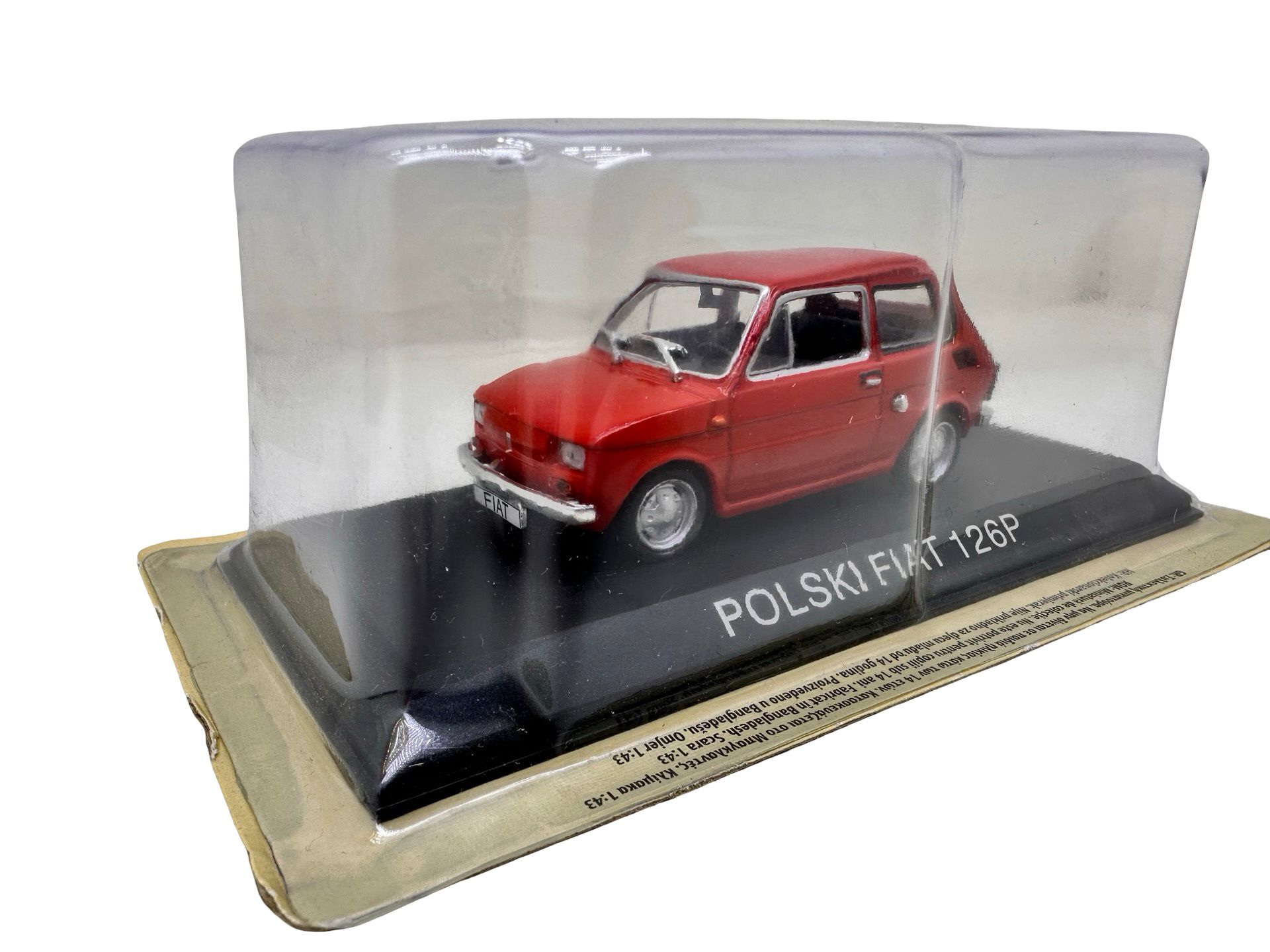 WhatsApp Image 2026-02-09 at 19.27.45 Macheta Polski Fiat 126P rosu replica metal scara 1:43 editie clasica