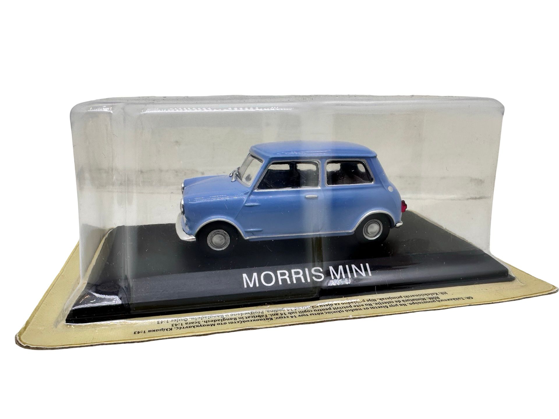 WhatsApp Image 2026-02-11 at 13.40.33 (1) Macheta Morris Mini 1:43 replica metal albastru editie de colectie