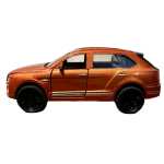 Macheta Bentley Bentayga 1:43 caramiziu cu sunet si lumini deschide usile fata - imagine 4