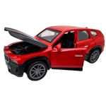 Macheta BMW XM rosu 1:32 cu sunet si lumina deschide usile fata si capota motor - imagine 7