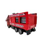 Macheta Masina Pompieri 1:24 replica metal si plastic cu resort - imagine 6