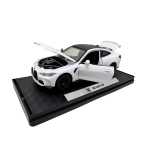 Macheta BMW M4 1:32 replica metal lumini si sunete usi capota portbagaj deschise